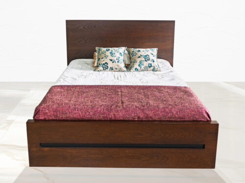 Cama David Roble Oscuro